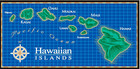 Hawaiian Beach Towel Island Chain 30"x60"